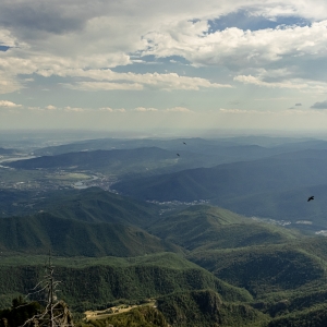vedere de la cabana Cozia 